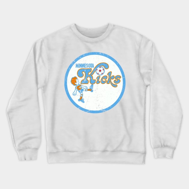 Minnesota Kicks Crewneck Sweatshirt by MindsparkCreative